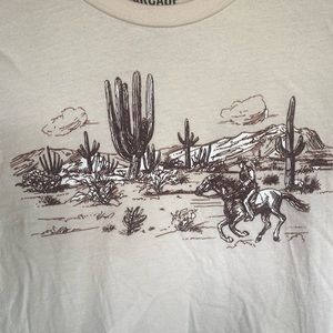 Western Cowboy Desert T-Shirt